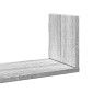 vidaXL Ράφια Τοίχου 3 τεμ. Γκρι Sonoma 80x18x18 εκ. Επεξεργ. Ξύλο