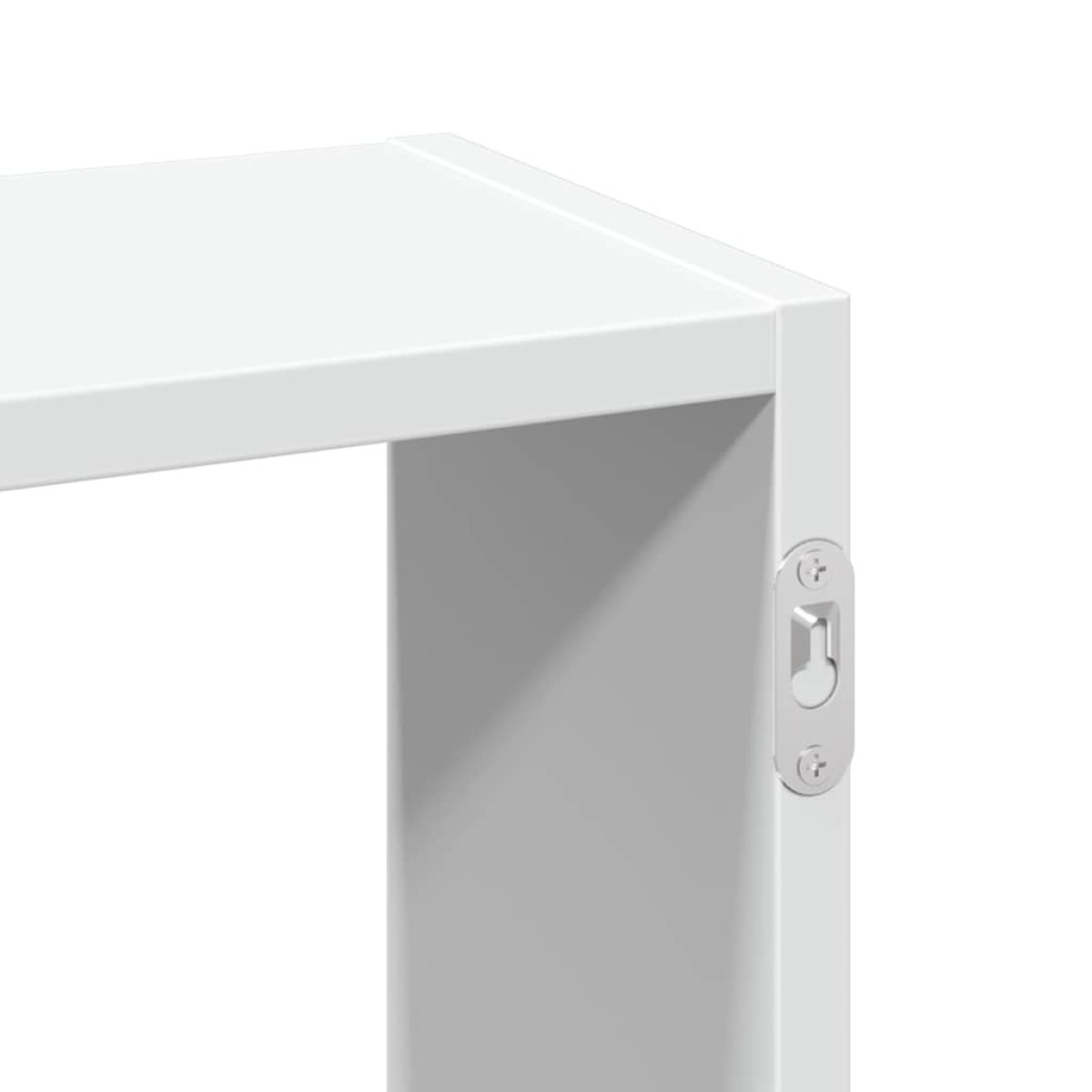 vidaXL Ραφιέρα Τοίχου Λευκό 159x18x66 εκ. από Επεξ. Ξύλο