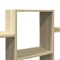vidaXL Ραφιέρα Τοίχου Sonoma Δρυς 159x18x66 εκ. από Επεξεργ. Ξύλο
