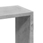 vidaXL Ραφιέρα Τοίχου Γκρι Σκυροδέματος 159x18x66 εκ. από Επεξ. Ξύλο