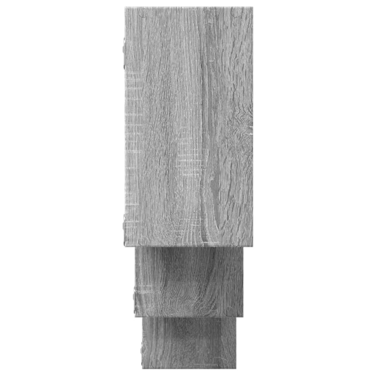 vidaXL Ραφιέρα Τοίχου Γκρι Sonoma 159x18x66 εκ. Επεξεργασμένο Ξύλο