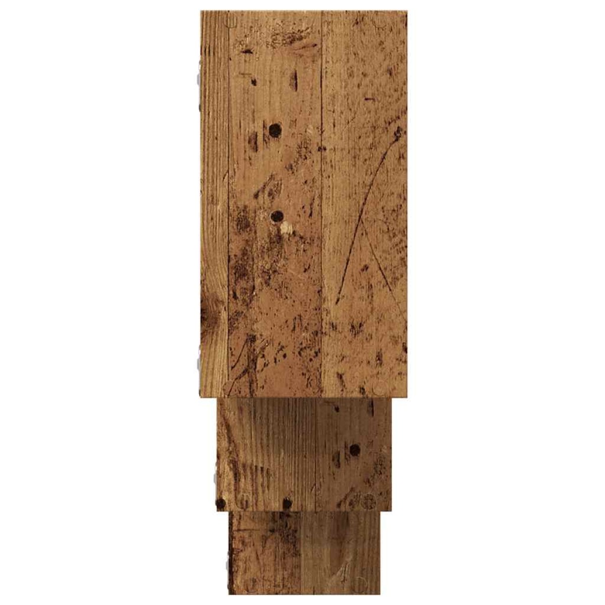 vidaXL Ράφι τοίχου Παλιό ξύλο 159x18x66 cm Κατασκευασμένο ξύλο