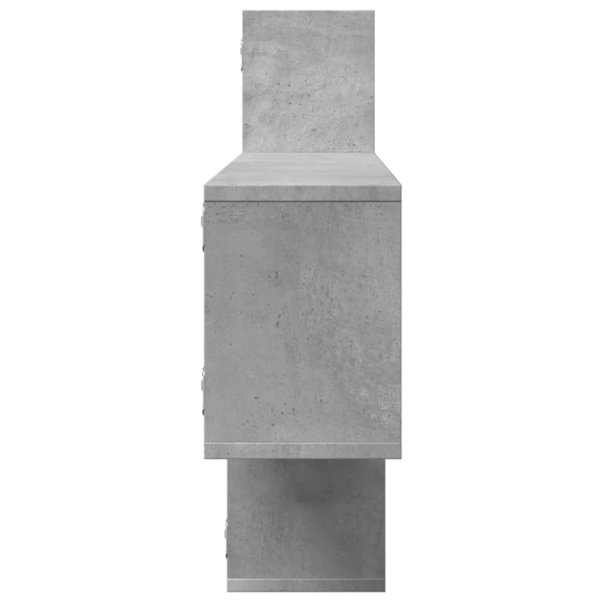 vidaXL Ράφι Τοίχου Γκρι Σκυροδέματος 167,5x18x68 εκ. από Επεξ. Ξύλο