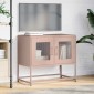 ντουλάπι τηλεόρασης vidaXL Ροζ 68x39x60,5 cm Ατσάλι ψυχρής έλασης