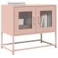 ντουλάπι τηλεόρασης vidaXL Ροζ 68x39x60,5 cm Ατσάλι ψυχρής έλασης