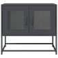 ντουλάπι τηλεόρασης vidaXL Ανθρακί 68x39x60,5 cm Ατσάλι ψυχρής έλασης