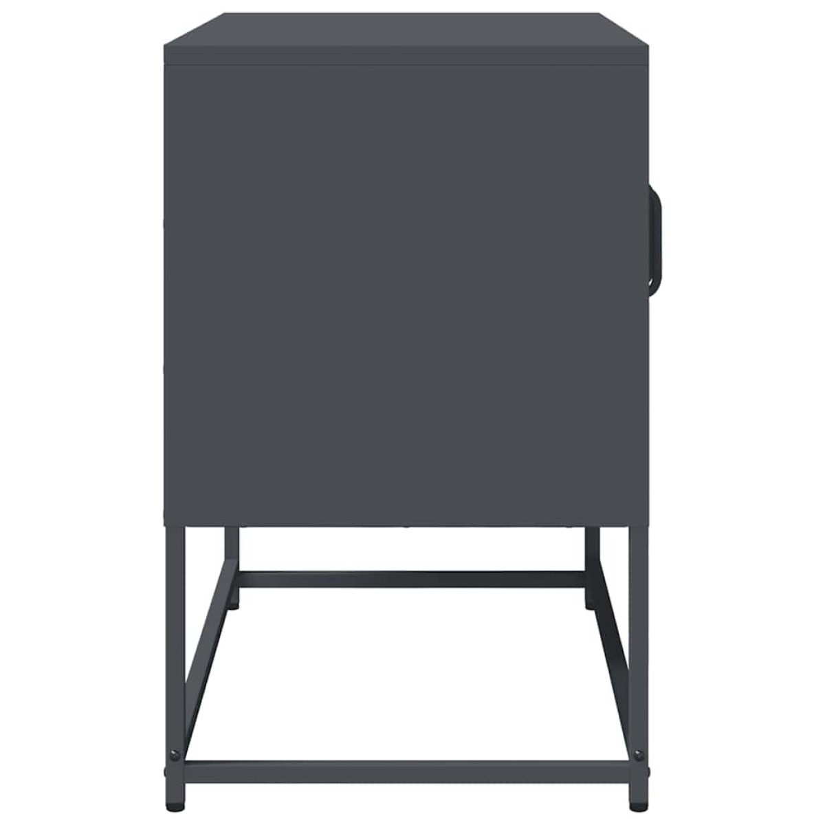 ντουλάπι τηλεόρασης vidaXL Ανθρακί 68x39x60,5 cm Ατσάλι ψυχρής έλασης