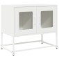 ντουλάπι τηλεόρασης vidaXL Λευκό 68x39x60,5cm από χάλυβα ψυχρής έλασης