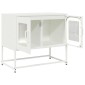ντουλάπι τηλεόρασης vidaXL Λευκό 68x39x60,5cm από χάλυβα ψυχρής έλασης