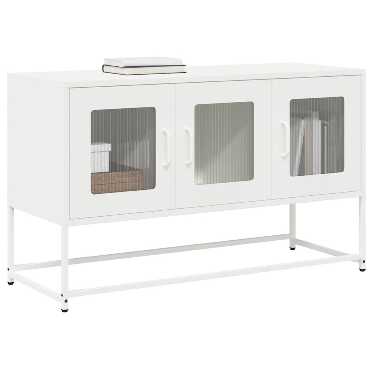 ντουλάπι τηλεόρασης vidaXL Λευκό 100,5x39x60,5 cm