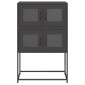 vidaXL Highboard Μαύρο 68x39x107 cm Ατσάλι