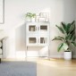 vidaXL Highboard Λευκό 68x39x107 cm Ατσάλι