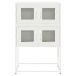 vidaXL Highboard Λευκό 68x39x107 cm Ατσάλι