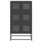 vidaXL Highboard Μαύρο 68x39x123 cm Χάλυβας