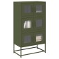 vidaXL Highboard Ελαιοπράσινο 68x39x123 cm Ατσάλι