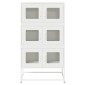 vidaXL Highboard Λευκό 68x39x123 cm Ατσάλι