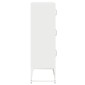 vidaXL Highboard Λευκό 68x39x123 cm Ατσάλι