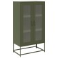 vidaXL Highboard Ελαιοπράσινο 68x39x123 cm Ατσάλι