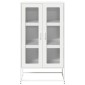 vidaXL Highboard Λευκό 68x39x123 cm Ατσάλι