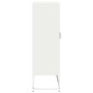 vidaXL Highboard Λευκό 68x39x123 cm Ατσάλι