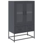 vidaXL Ντουλάπι Ανθρακί 68x39x111,5 εκ. από Χάλυβα