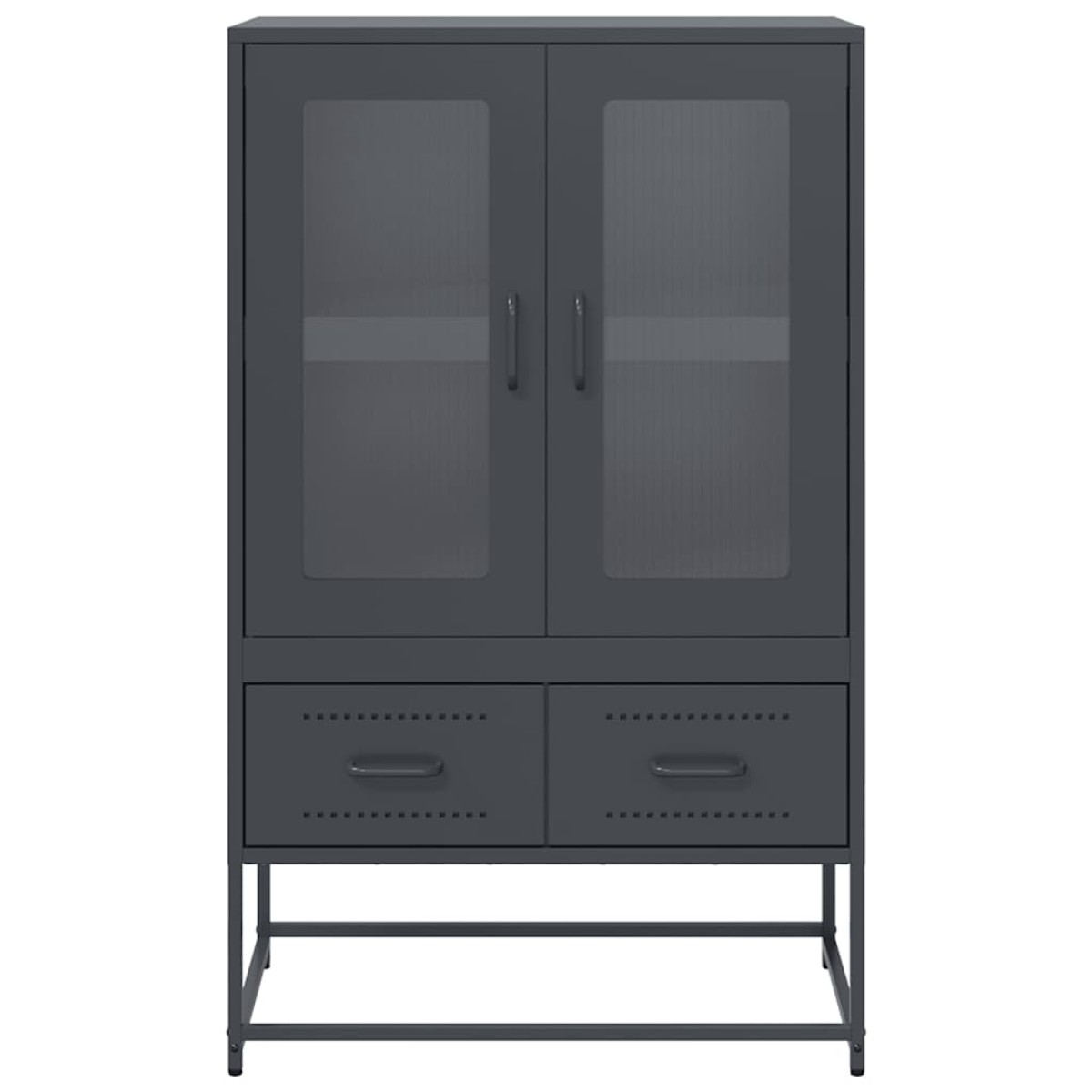 vidaXL Ντουλάπι Ανθρακί 68x39x111,5 εκ. από Χάλυβα