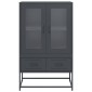 vidaXL Ντουλάπι Ανθρακί 68x39x111,5 εκ. από Χάλυβα