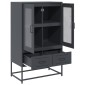 vidaXL Ντουλάπι Ανθρακί 68x39x111,5 εκ. από Χάλυβα