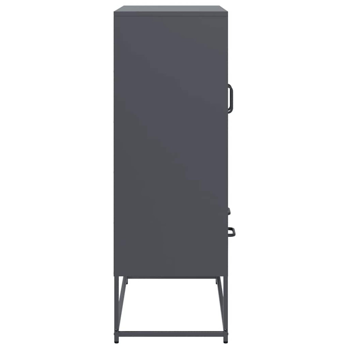vidaXL Ντουλάπι Ανθρακί 68x39x111,5 εκ. από Χάλυβα