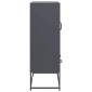 vidaXL Ντουλάπι Ανθρακί 68x39x111,5 εκ. από Χάλυβα
