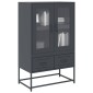 vidaXL Ντουλάπι Ανθρακί 68x39x111,5 εκ. από Χάλυβα