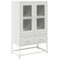vidaXL Ντουλάπι Λευκό 68x39x111,5 εκ. από Χάλυβα