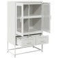 vidaXL Ντουλάπι Λευκό 68x39x111,5 εκ. από Χάλυβα