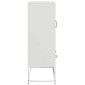 vidaXL Ντουλάπι Λευκό 68x39x111,5 εκ. από Χάλυβα