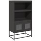 vidaXL Highboard Μαύρο 68x39x123 cm Χάλυβας