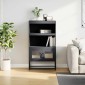 vidaXL Highboard Ανθρακί 68x39x123 cm Χάλυβας