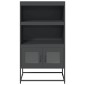 vidaXL Highboard Ανθρακί 68x39x123 cm Χάλυβας