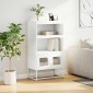 vidaXL Highboard Λευκό 68x39x123 cm Ατσάλι