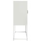 vidaXL Highboard Λευκό 68x39x107 cm Ατσάλι