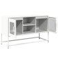 vidaXL Έπιπλο Τηλεόρασης Λευκό 100,5x39x60,5 εκ. από Ατσάλι