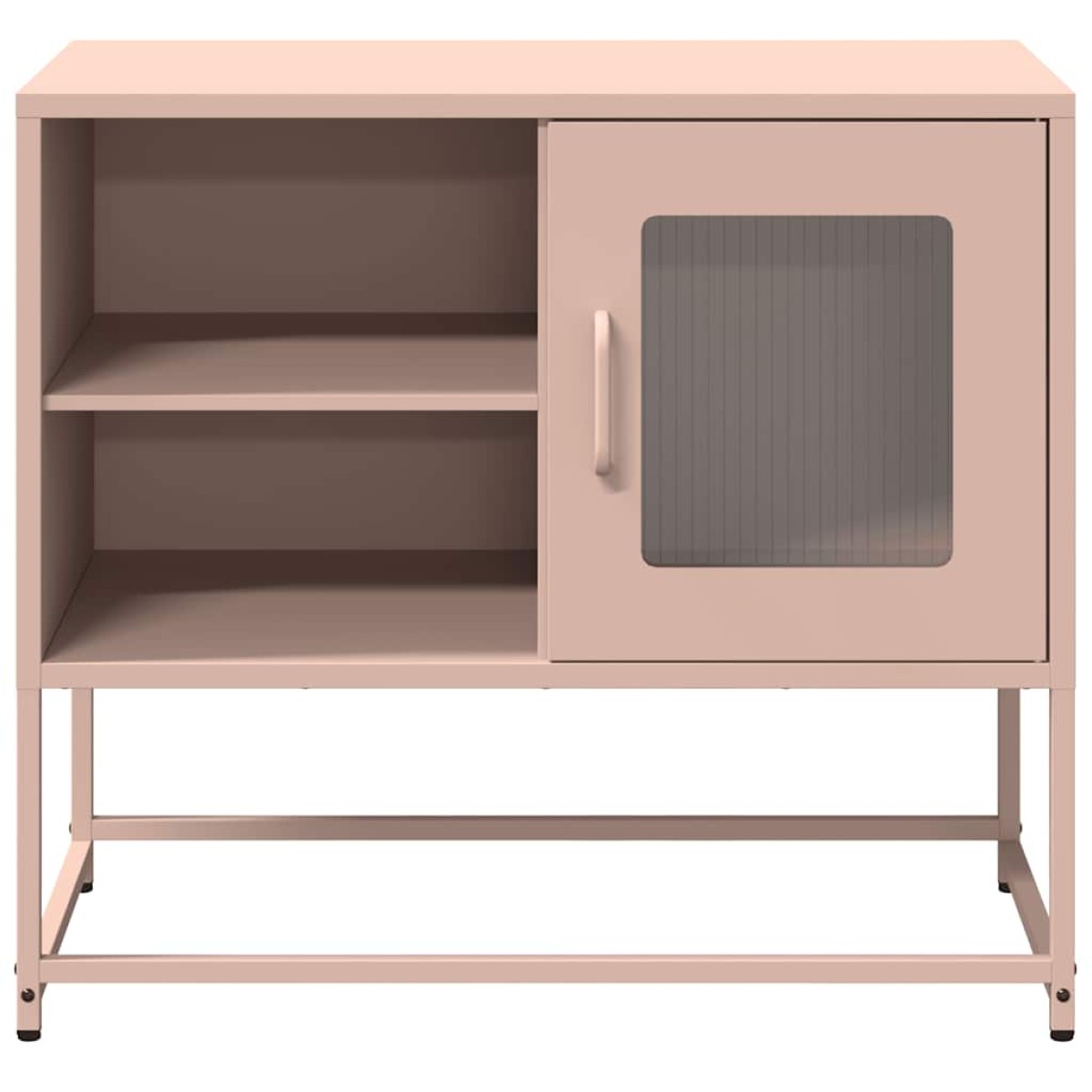 vidaXL Έπιπλο Τηλεόρασης Ροζ 68 x 39 x 60,5 εκ. από Χάλυβα