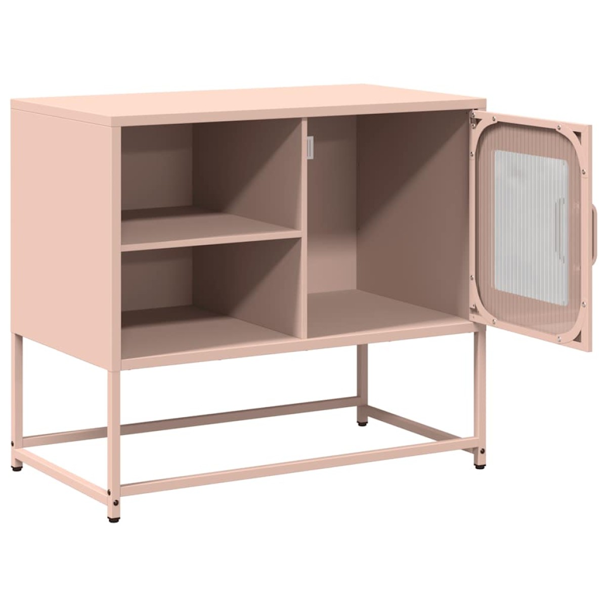 vidaXL Έπιπλο Τηλεόρασης Ροζ 68 x 39 x 60,5 εκ. από Χάλυβα