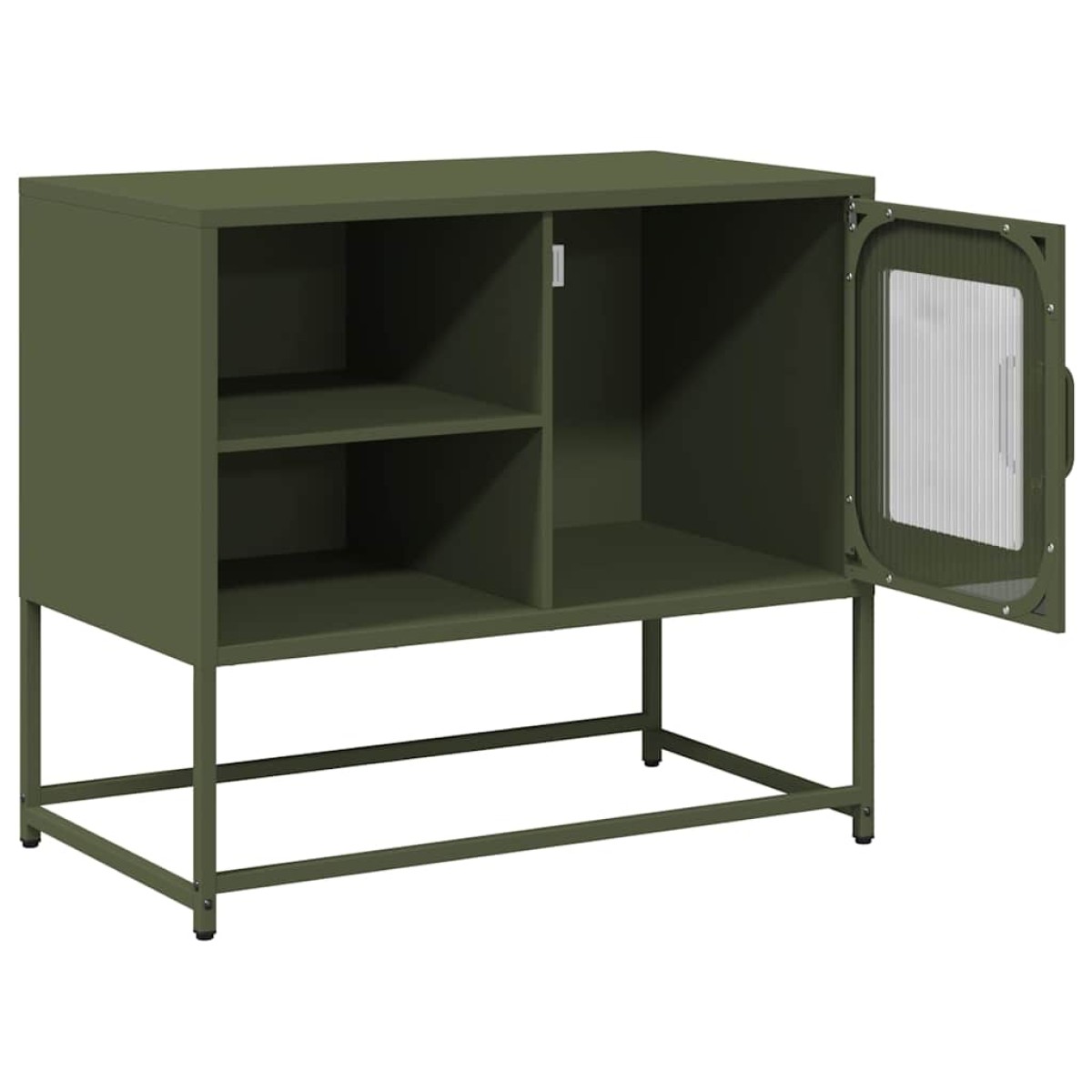 vidaXL Έπιπλο Τηλεόρασης Πράσινο Λαδί 68,5x39x60,5 εκ. από Ατσάλι