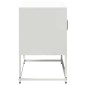 vidaXL Έπιπλο Τηλεόρασης Λευκό 68x39x60,5 εκ. από Χάλυβα