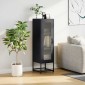 vidaXL Highboard Ανθρακί 36x39x123 cm Ατσάλι ψυχρής έλασης