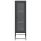 vidaXL Highboard Ανθρακί 36x39x123 cm Ατσάλι ψυχρής έλασης