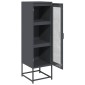 vidaXL Highboard Ανθρακί 36x39x123 cm Ατσάλι ψυχρής έλασης