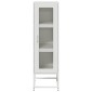 vidaXL Highboard Λευκό 36x39x123 cm από χάλυβα ψυχρής έλασης