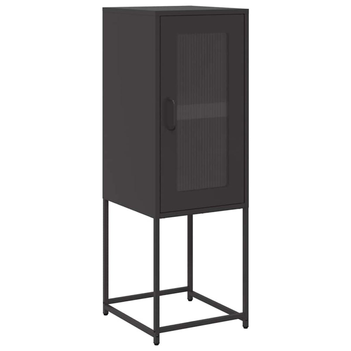 vidaXL Sideboard Μαύρο 36x39x107 cm από χάλυβα ψυχρής έλασης