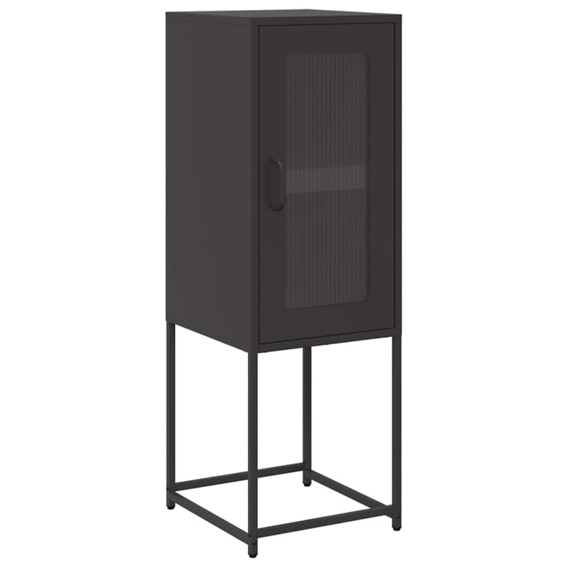 vidaXL Sideboard Μαύρο 36x39x107 cm από χάλυβα ψυχρής έλασης